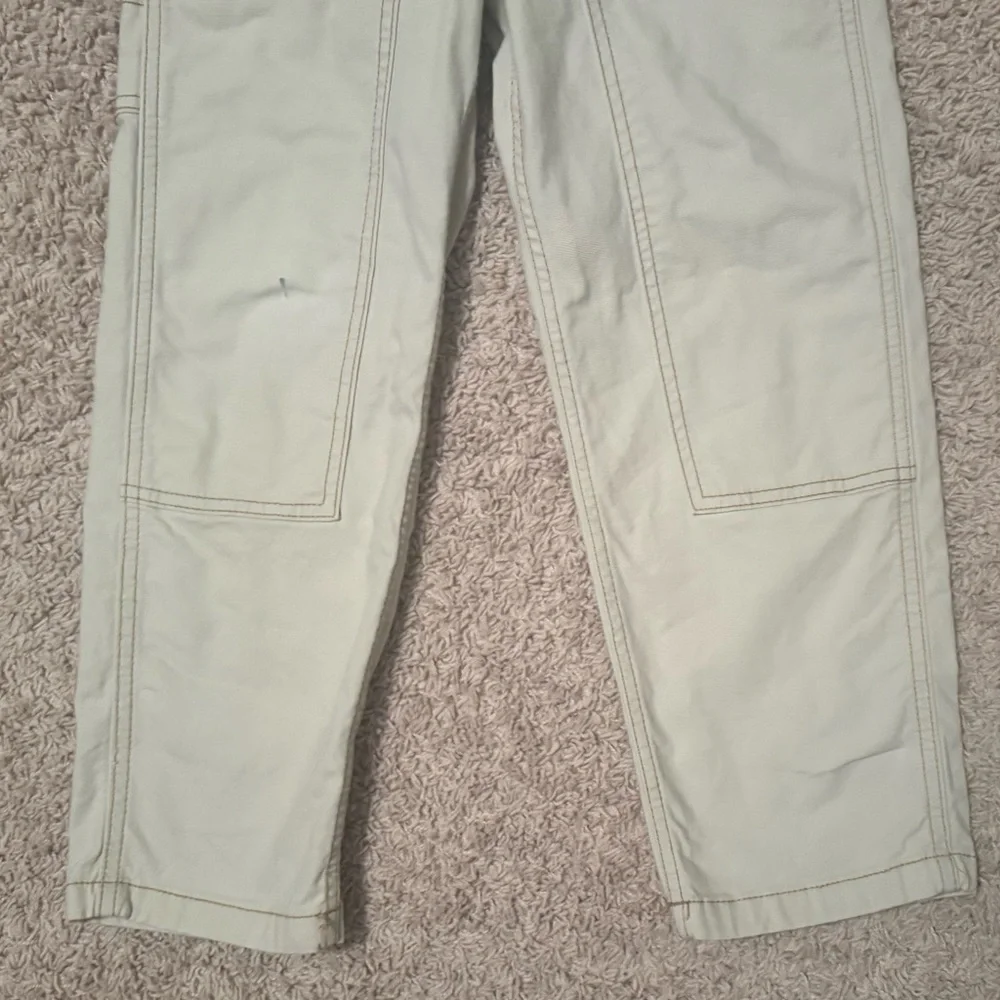 Old Navy girls carpenter wide leg tan pants, size 10